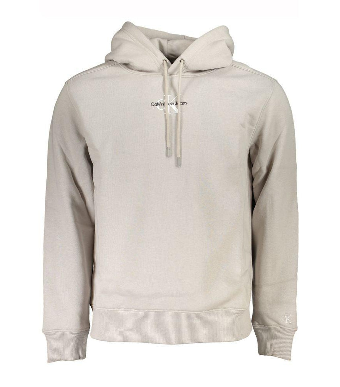 Calvin Klein Grijze Katoenen Hoodie Met Logo