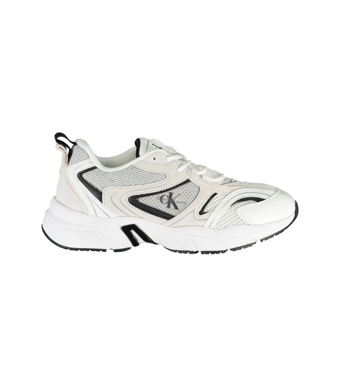 Calvin Klein Elegante Witte Contrasterende Sneaker