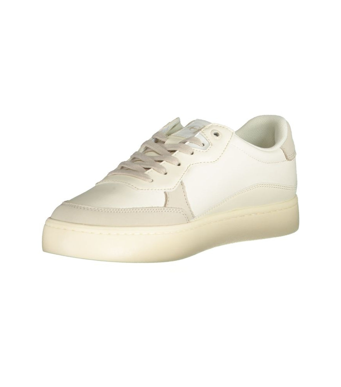 Calvin Klein Elegante Witte Sneakers Met Contrasterende Accenten