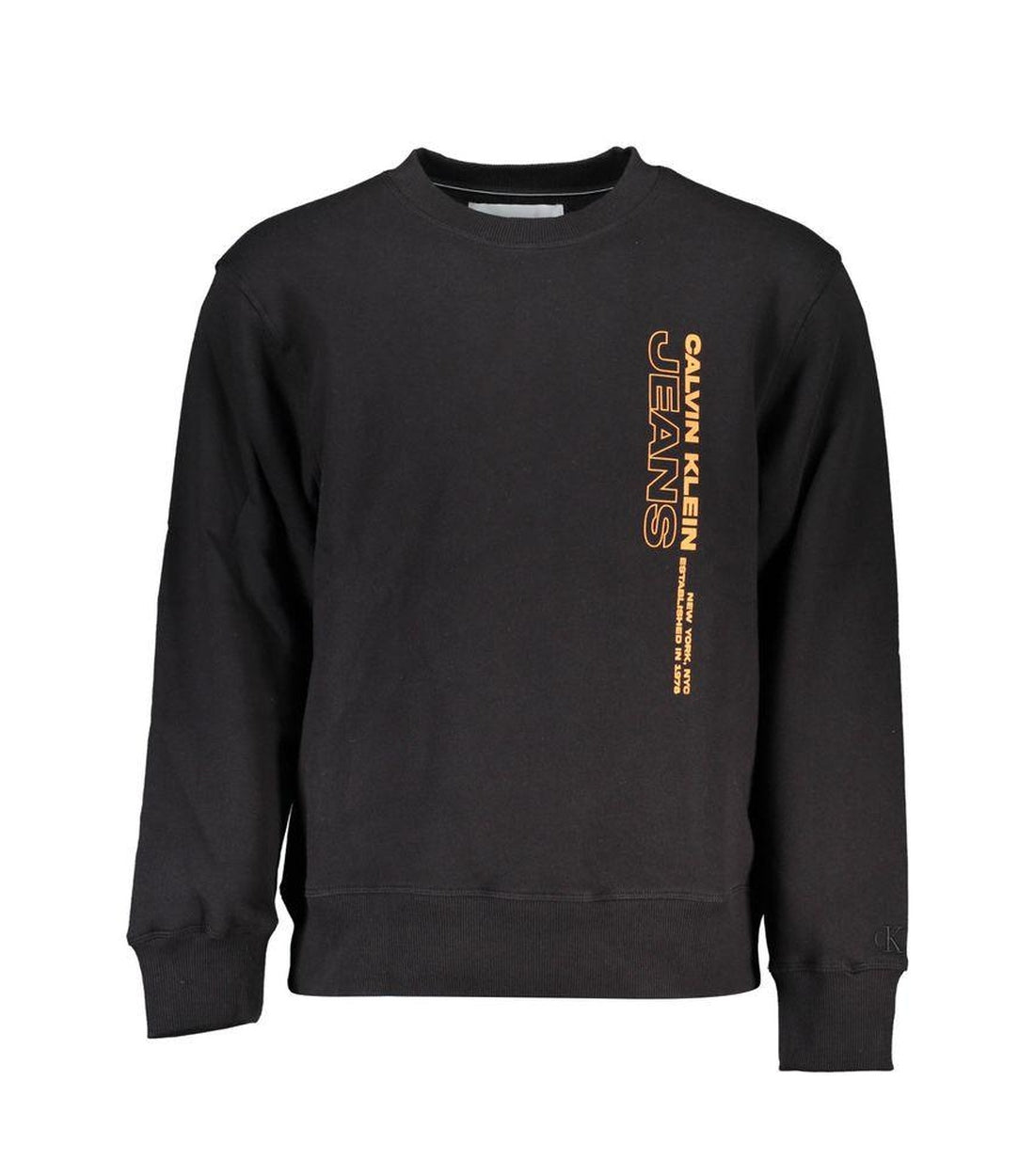 Calvin Klein Zwart Crewneck Trui Met Logo