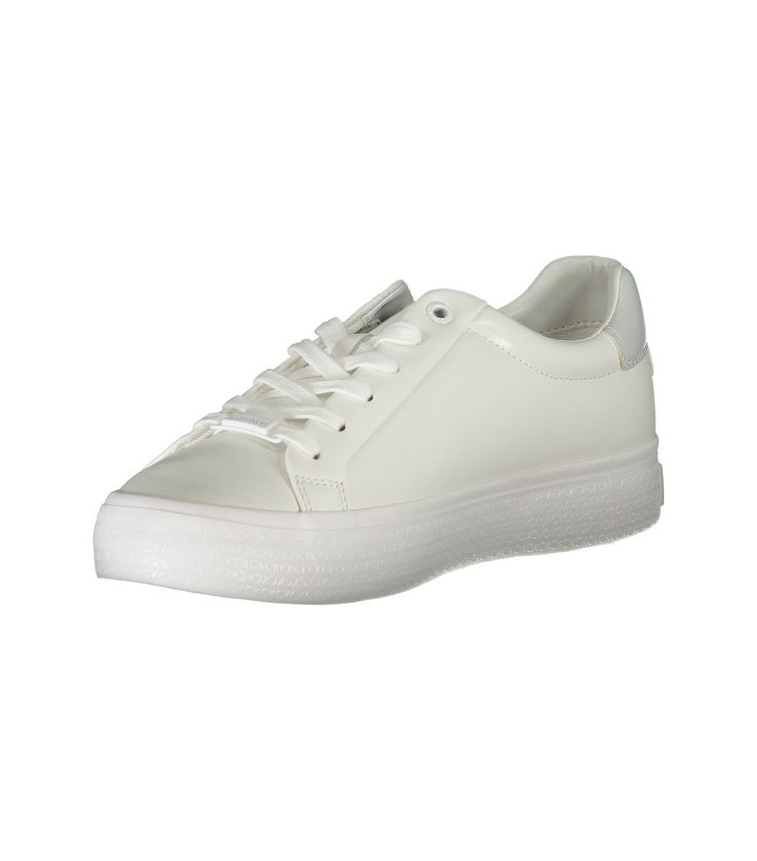 Calvin Klein Elegante Witte Contrasterende Sneaker