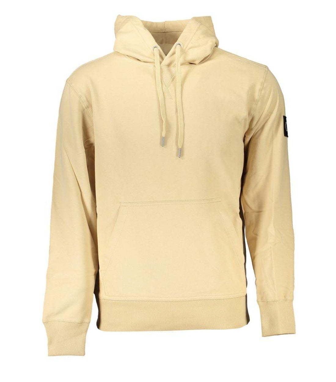 Calvin Klein Beige Katoenen Hoodie Met Logo