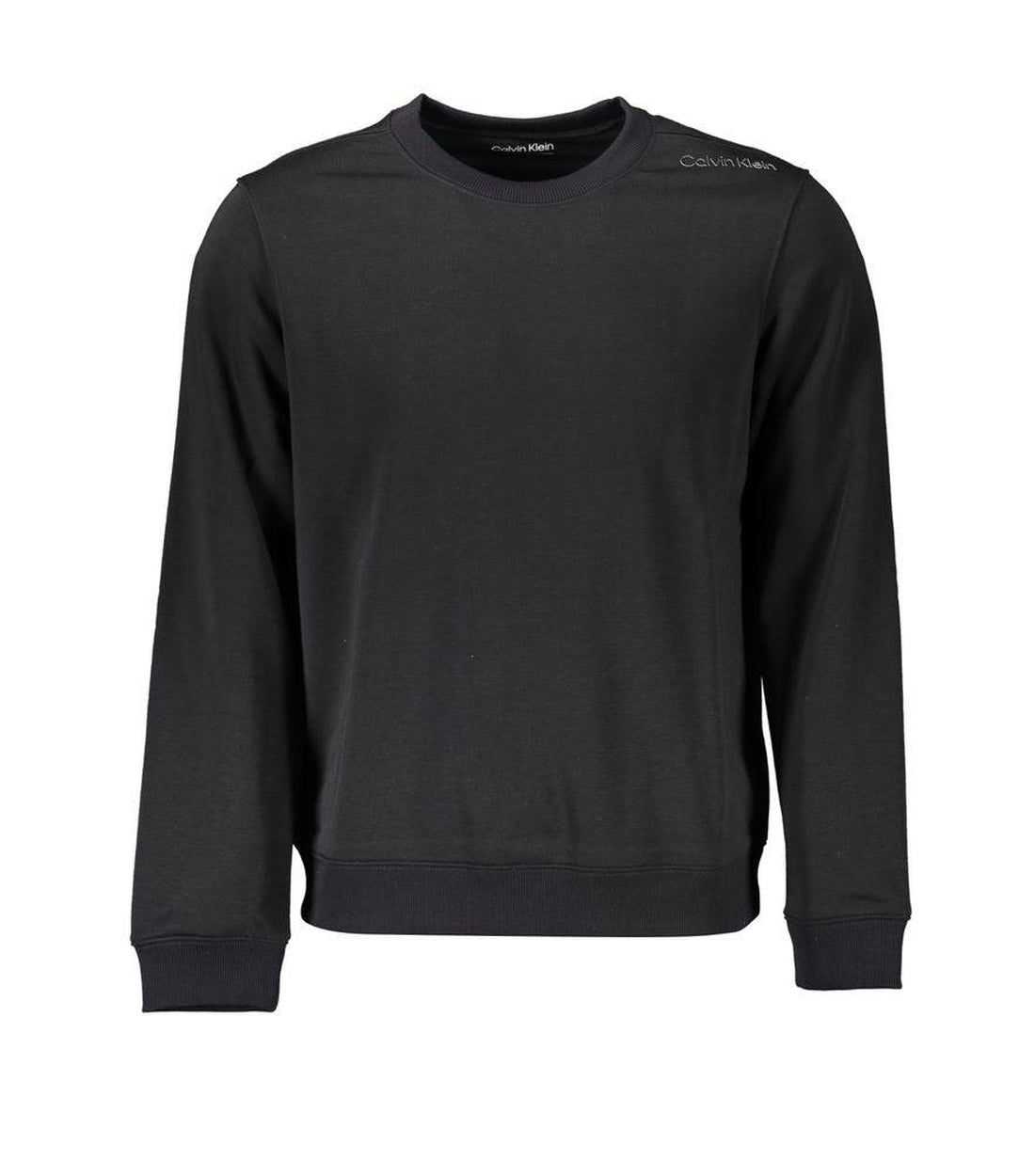 Calvin Klein Zwarte Katoenen Crewneck trui Met Logo