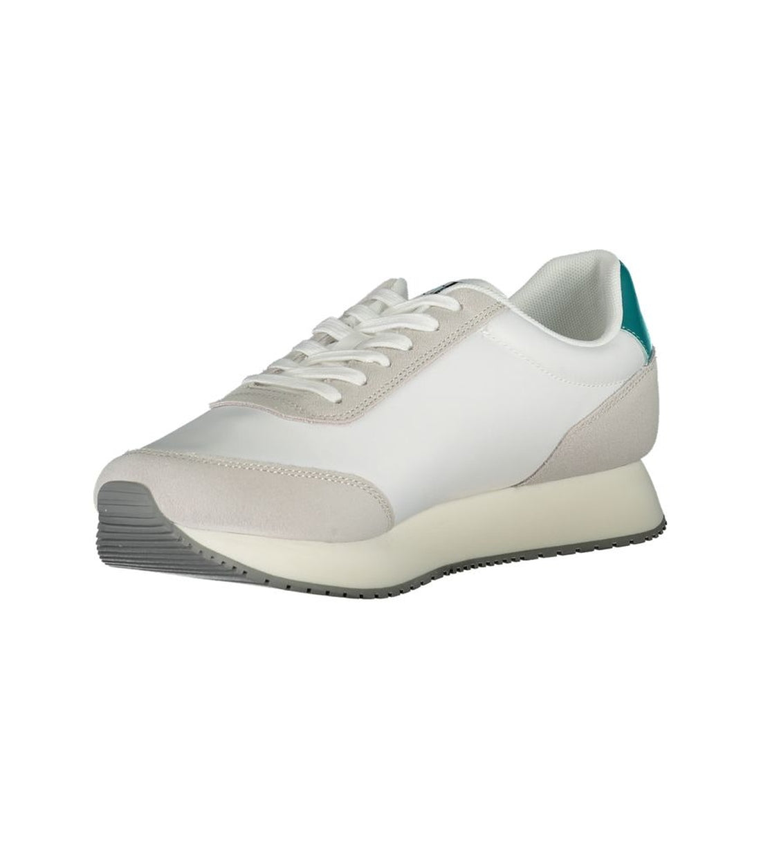 Calvin Klein Elegante Witte Sneakers Met Contrasterend Detail