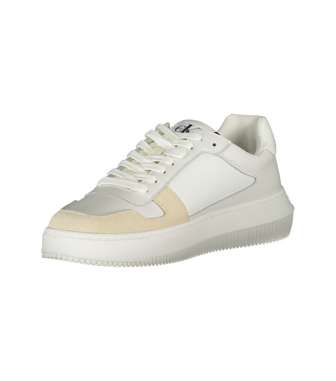 Calvin Klein Elegante Witte Contrasterende Sneaker