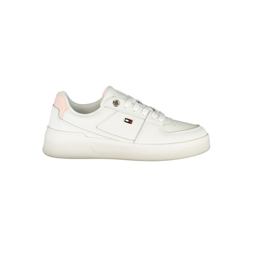 Tommy Hilfiger Wit Flag Basket Sneakers