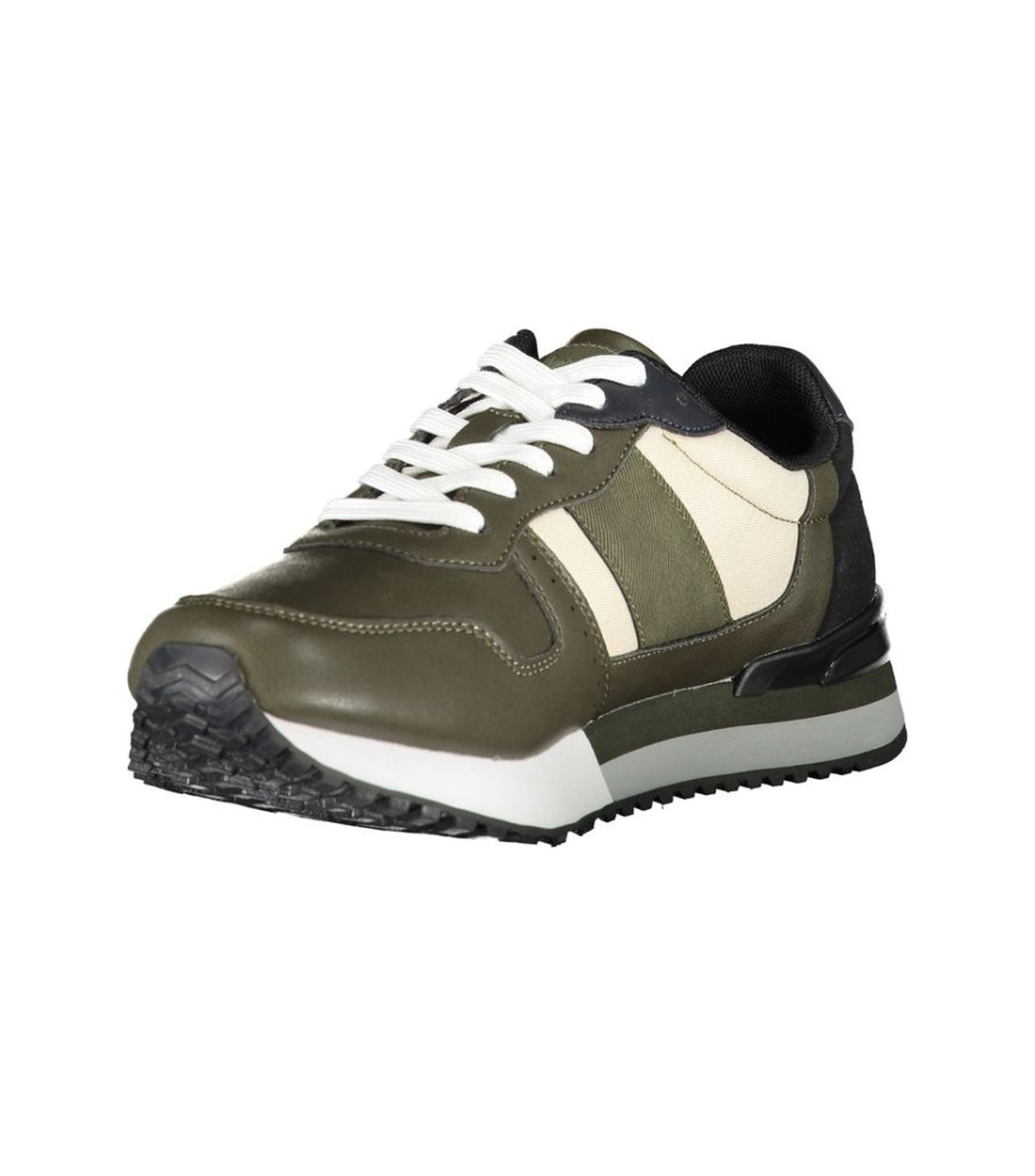 Carrera Smaragd Groene Sport Sneakers met Contrast Veters