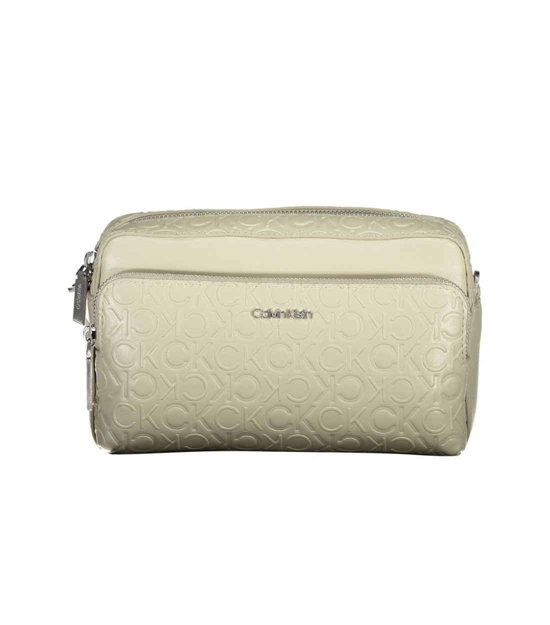 Calvin Klein Beige Handtas van 100% Gerecycled Polyester