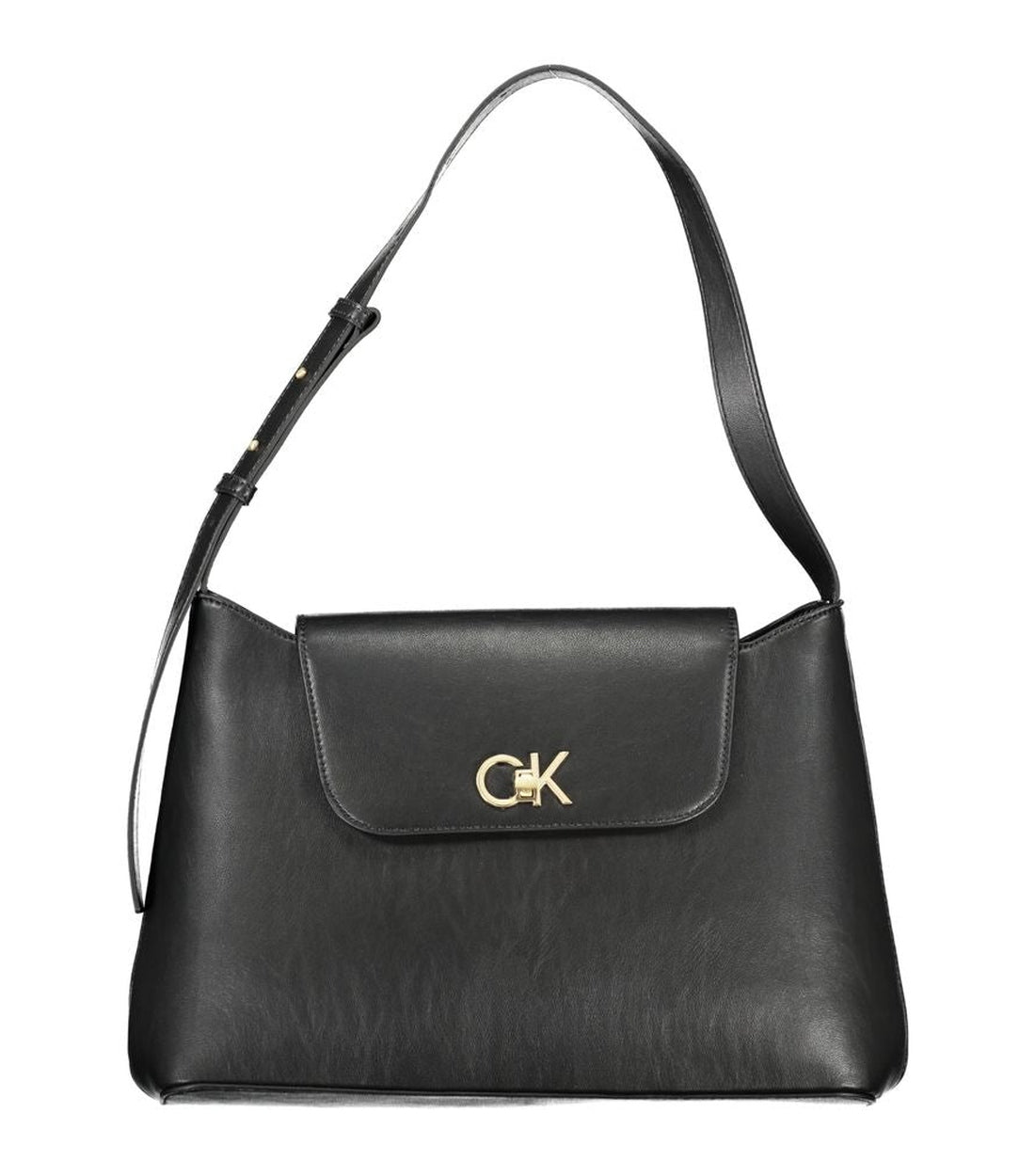 Calvin Klein Zwarte Handtas van Gerecycled Polyester