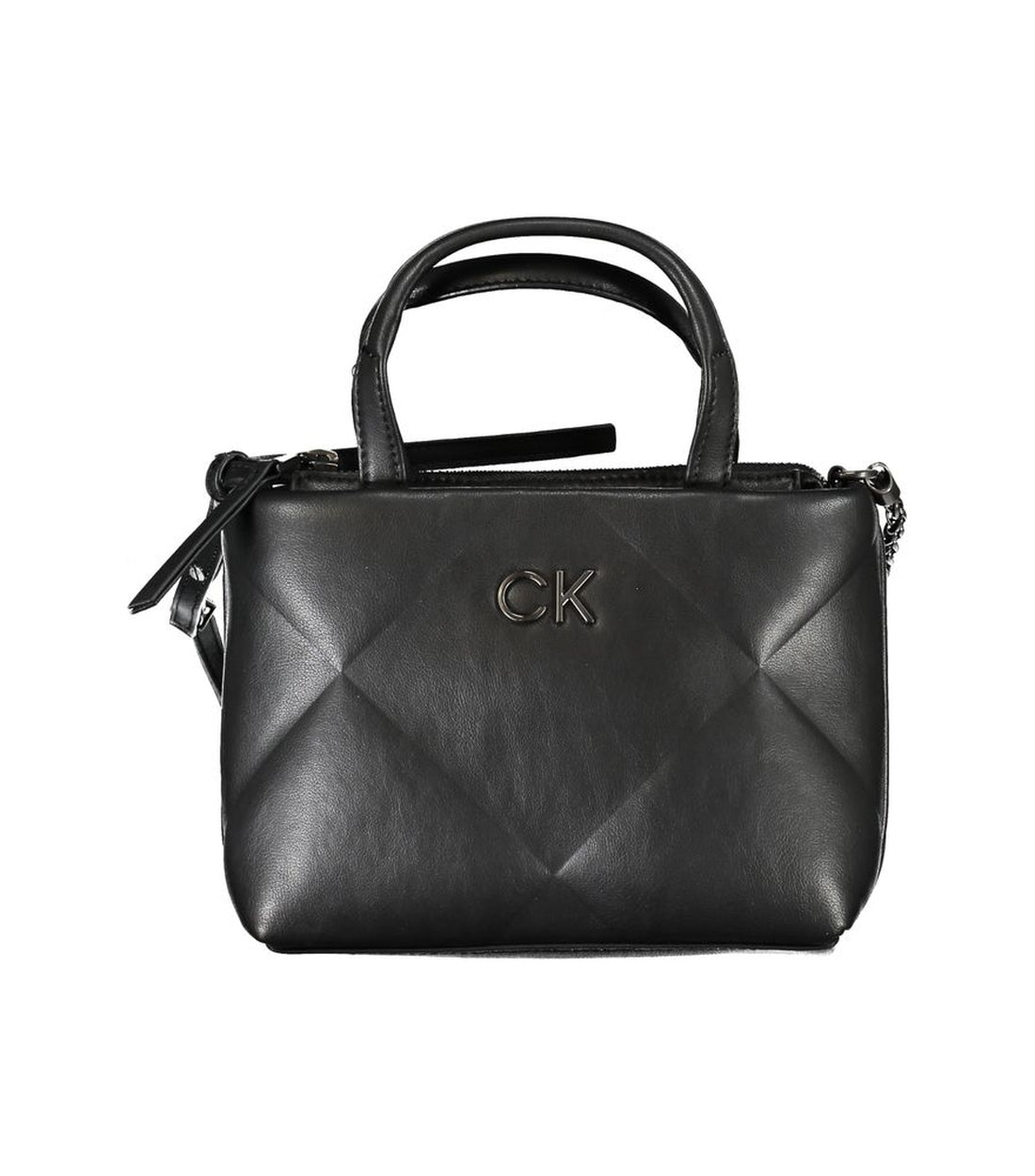 Calvin Klein Zwarte Handtas van Gerecycled Polyester