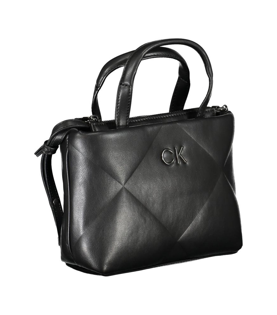 Calvin Klein Zwarte Handtas van Gerecycled Polyester