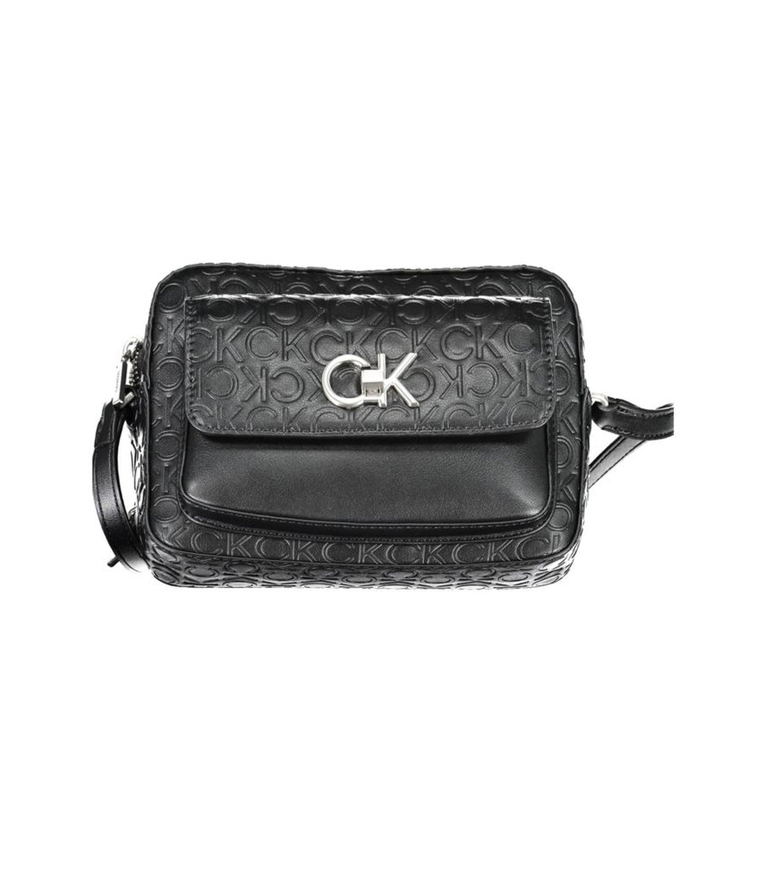 Calvin Klein Zwarte Handtas van Gerecycled Polyester