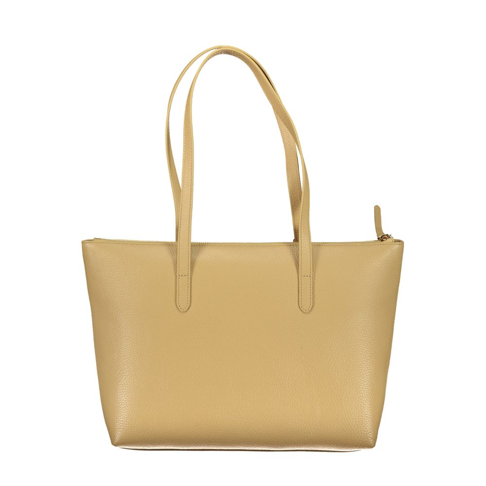 Coccinelle Beige Leren Handtas