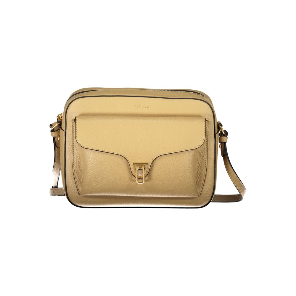 Coccinelle Beige Leren Handtas