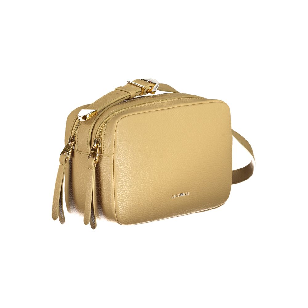 Coccinelle Beige Leren Handtas