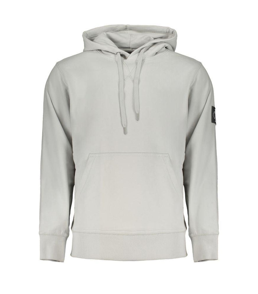 Calvin Klein Grijze Katoenen Logo Hoodie