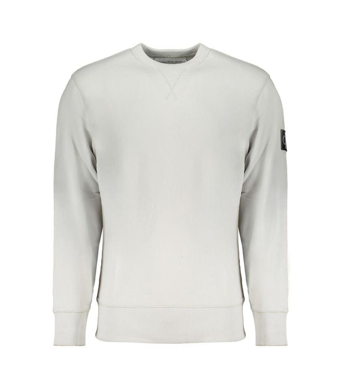 Calvin Klein Grijze Katoenen Crewneck Trui