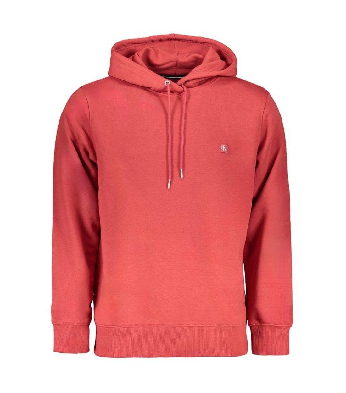 Calvin Klein Katoenen Bordeaux Logo Hoodie