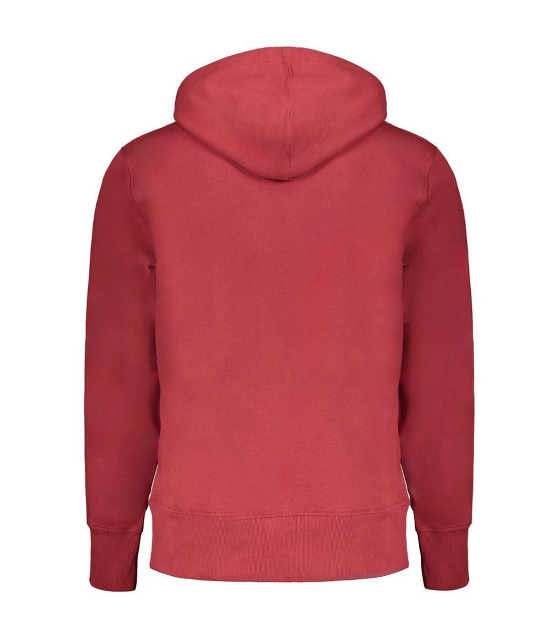 Calvin Klein Katoenen Bordeaux Logo Hoodie