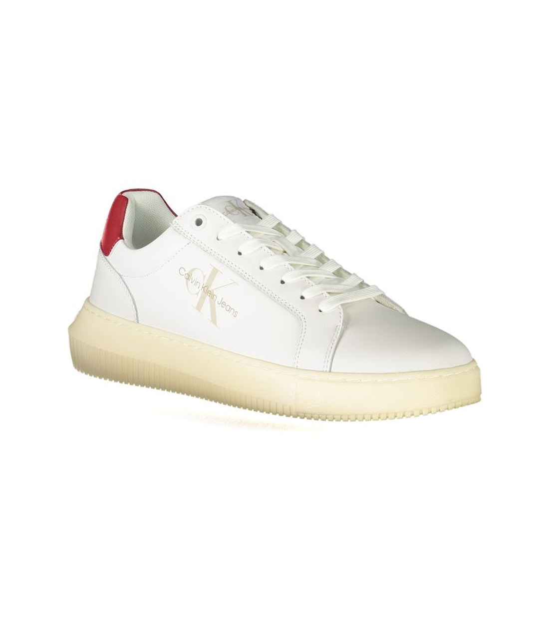 Calvin Klein Classic Cup Lace Up Sneaker Wit