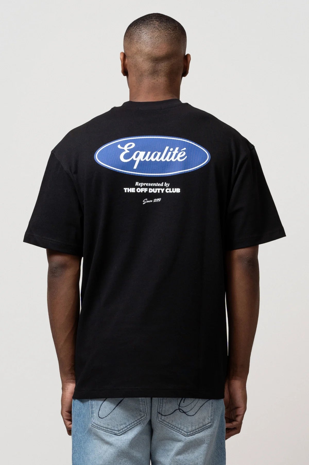 Equalité Colyn Oversized T-shirt Zwart Unisex