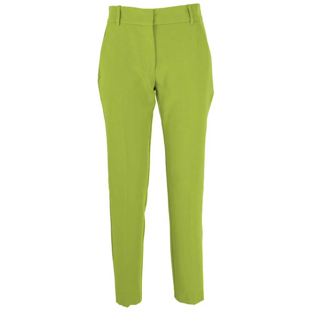 PINKO Groen Polyester Chino Broek met Hoge Taille