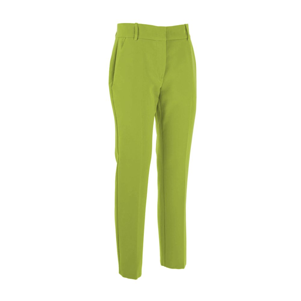 PINKO Groen Polyester Chino Broek met Hoge Taille