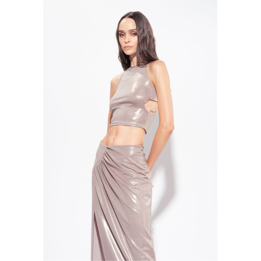 PINKO Beige Polyester Rok