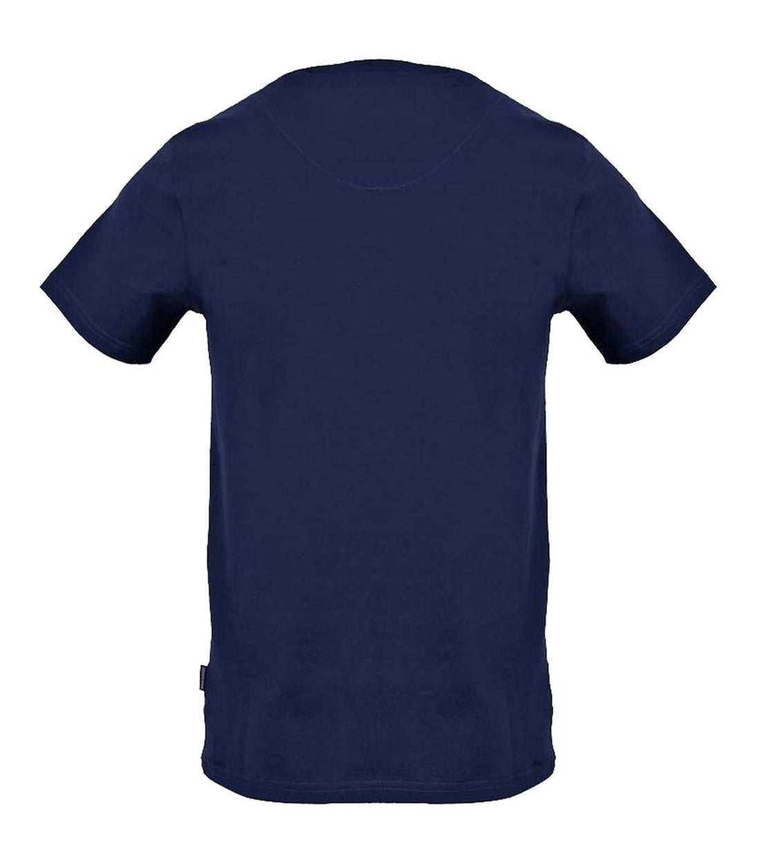 Aquascutum Blauwe Katoenen T-shirt met Contrasterend Logo