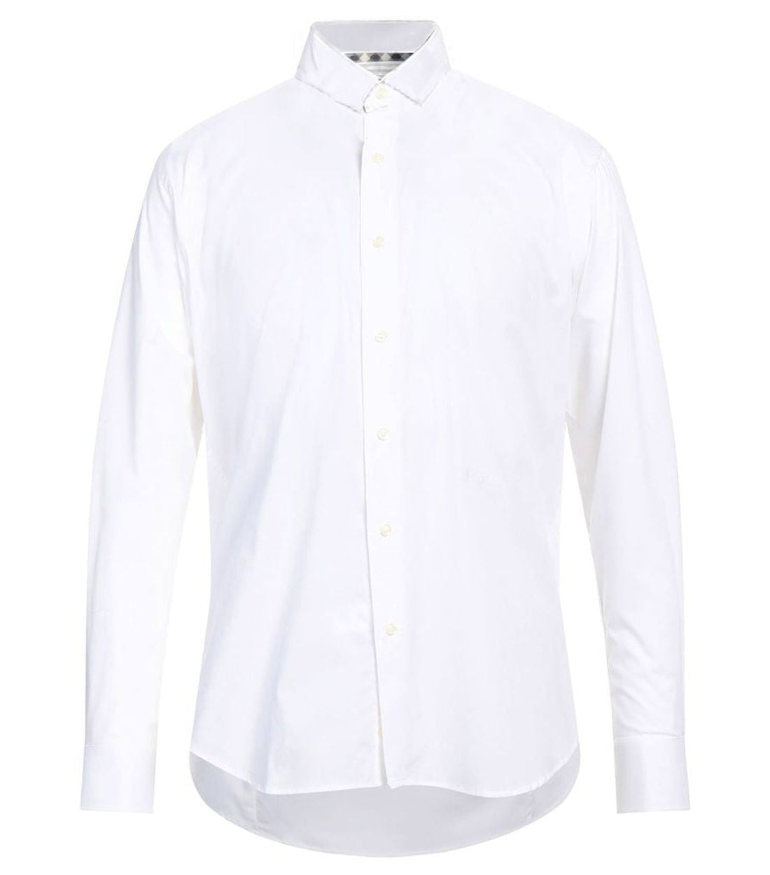 Aquascutum Elegante Witte Katoenmix Overhemd