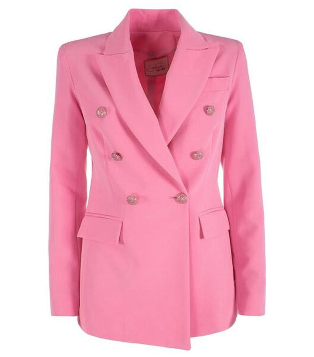 Yes Zee Elegante Roze Nylon Klassieke Jas