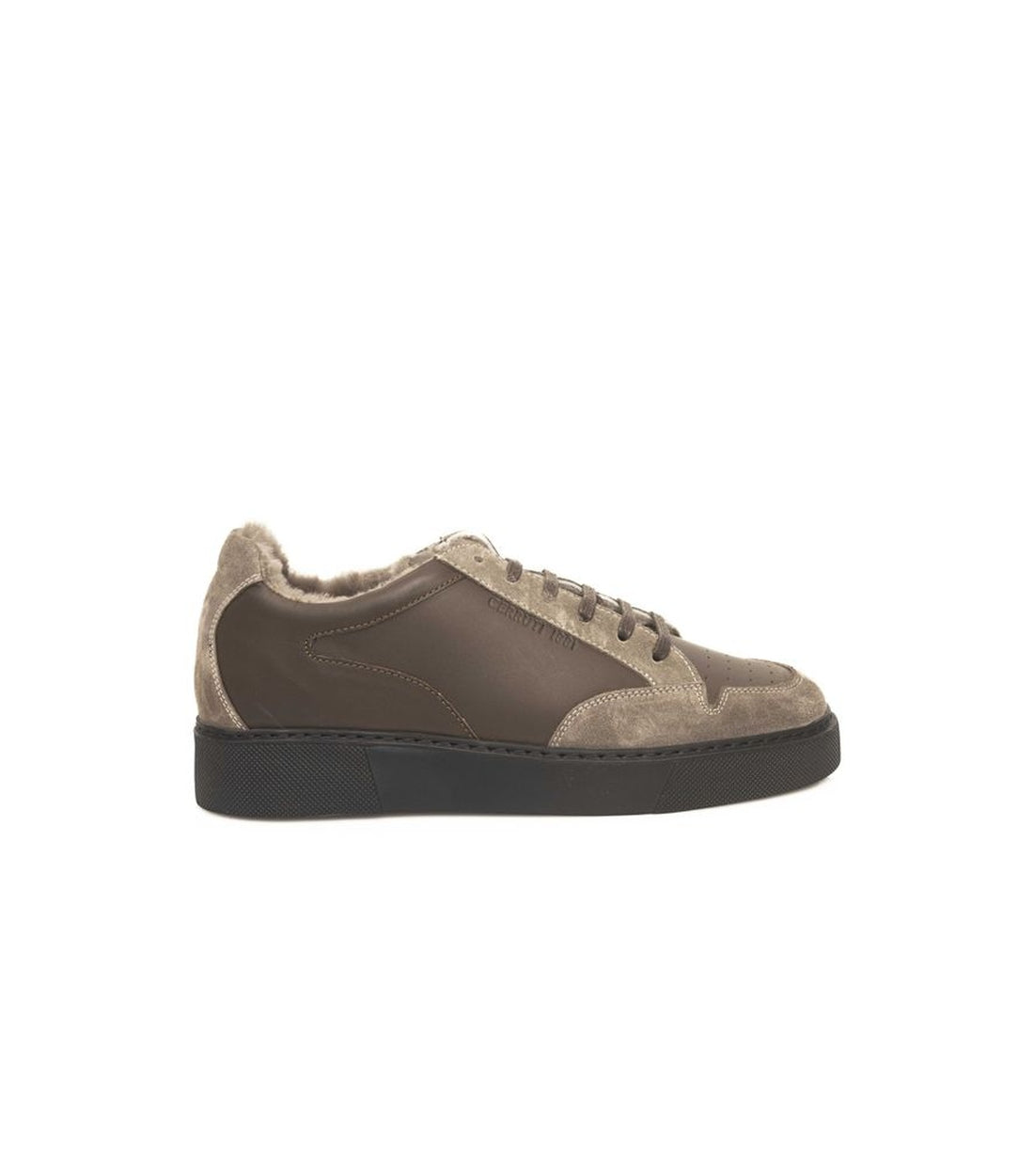 Cerruti 1881 Beige Leren Sneakers voor Mannen