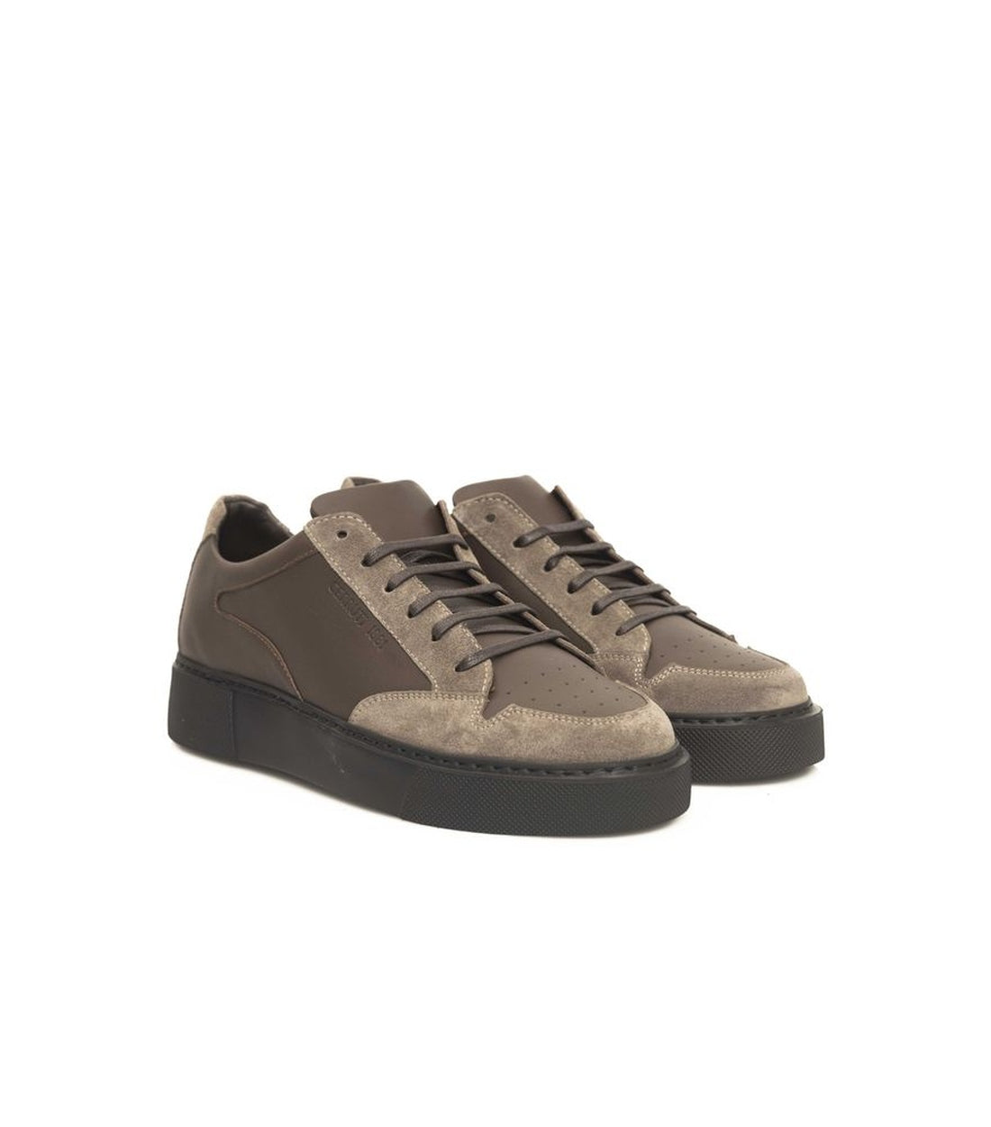 Cerruti 1881 Beige Leren Sneakers voor Heren