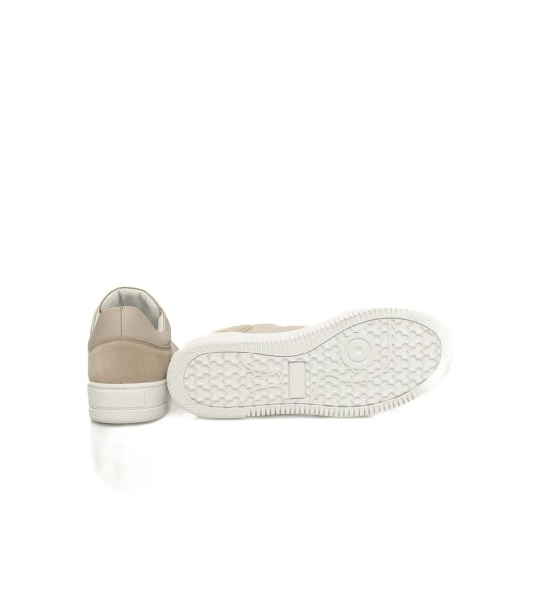 Cerruti 1881 Beige Leren Sneakers voor Dames met Platform