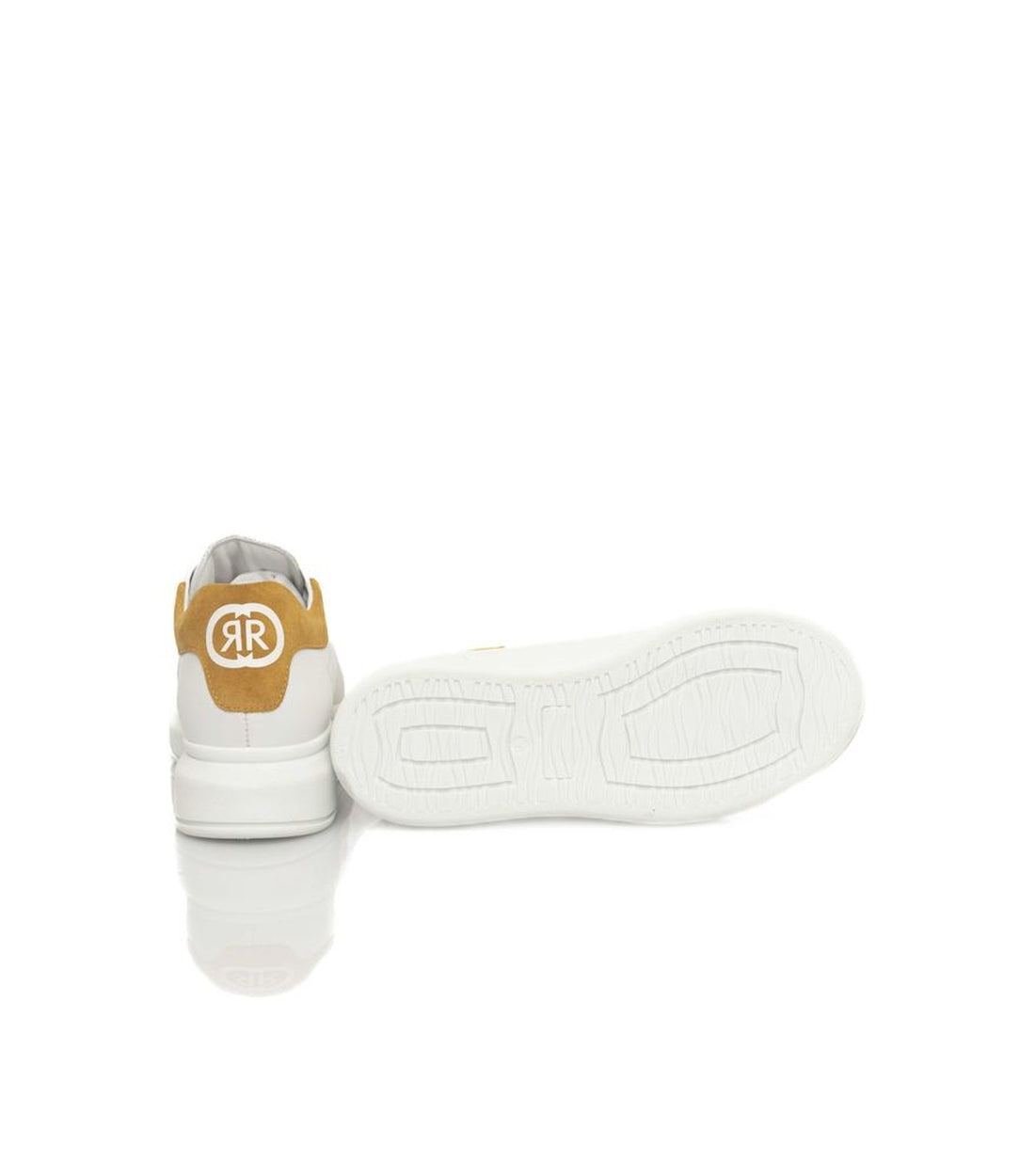 Cerruti 1881 Witte Leren Dames Sneakers met Platform