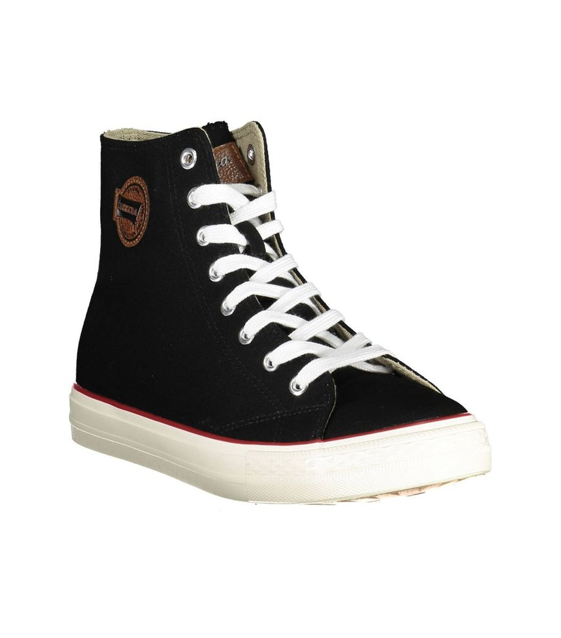 Carrera Zwarte Polyester Sneakers met Contrastdetails