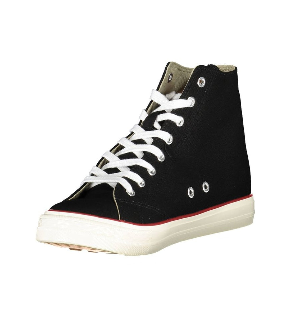 Carrera Zwarte Polyester Sneakers met Contrastdetails