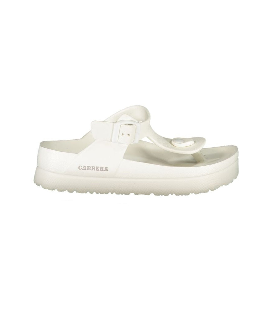 Carrera Witte Polyethyleen Slippers met Enkelsluiting en Logo