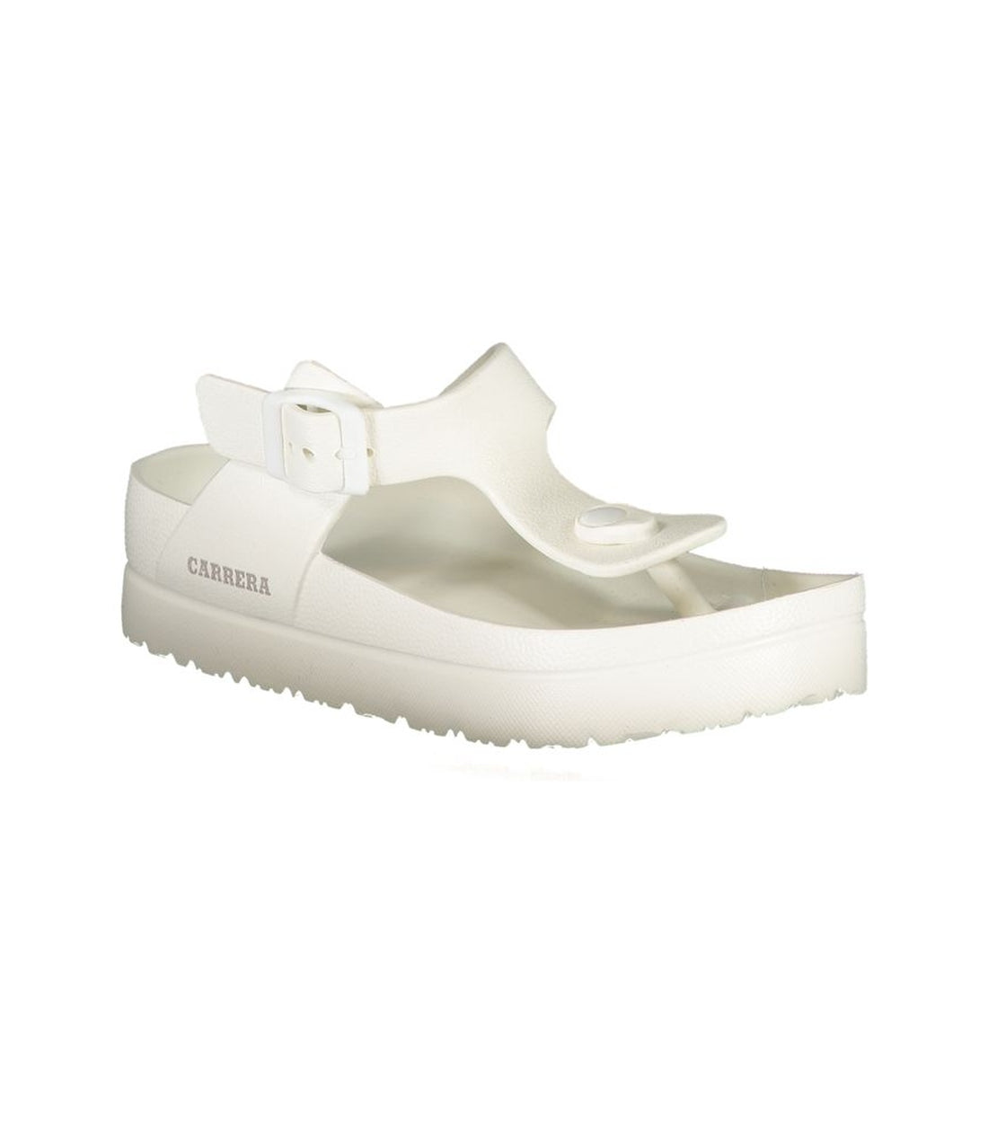 Carrera Witte Polyethyleen Slippers met Enkelsluiting en Logo