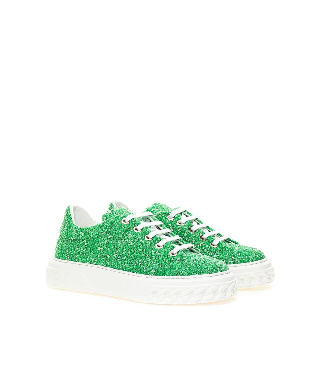 Casadei Groen Off Road Disk Sneakers