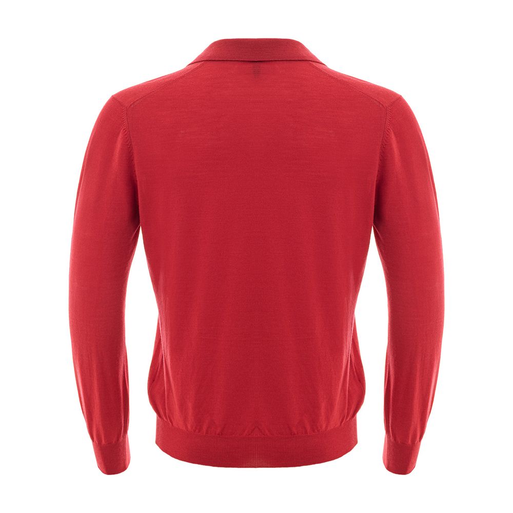 Gran Sasso Roze Longsleeve Polo