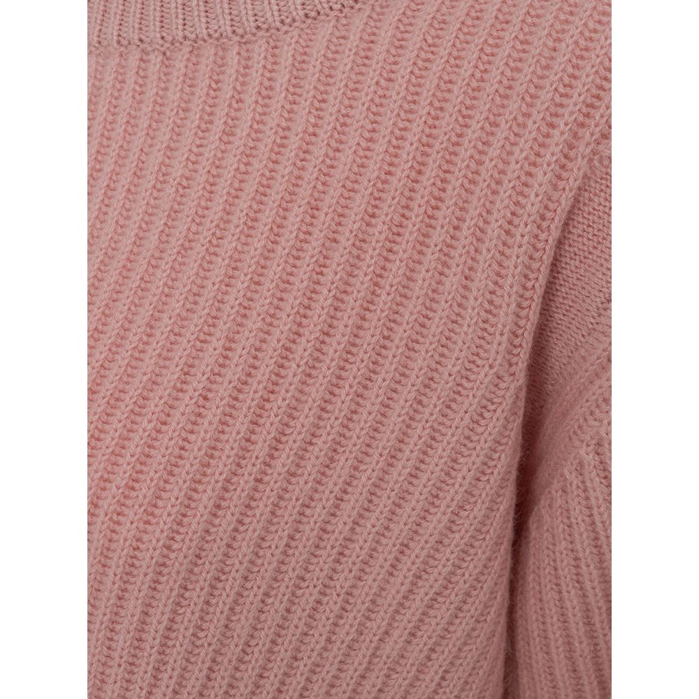 Malo Elegante Cashmere Roze Top - Geniet van Zachte Luxe