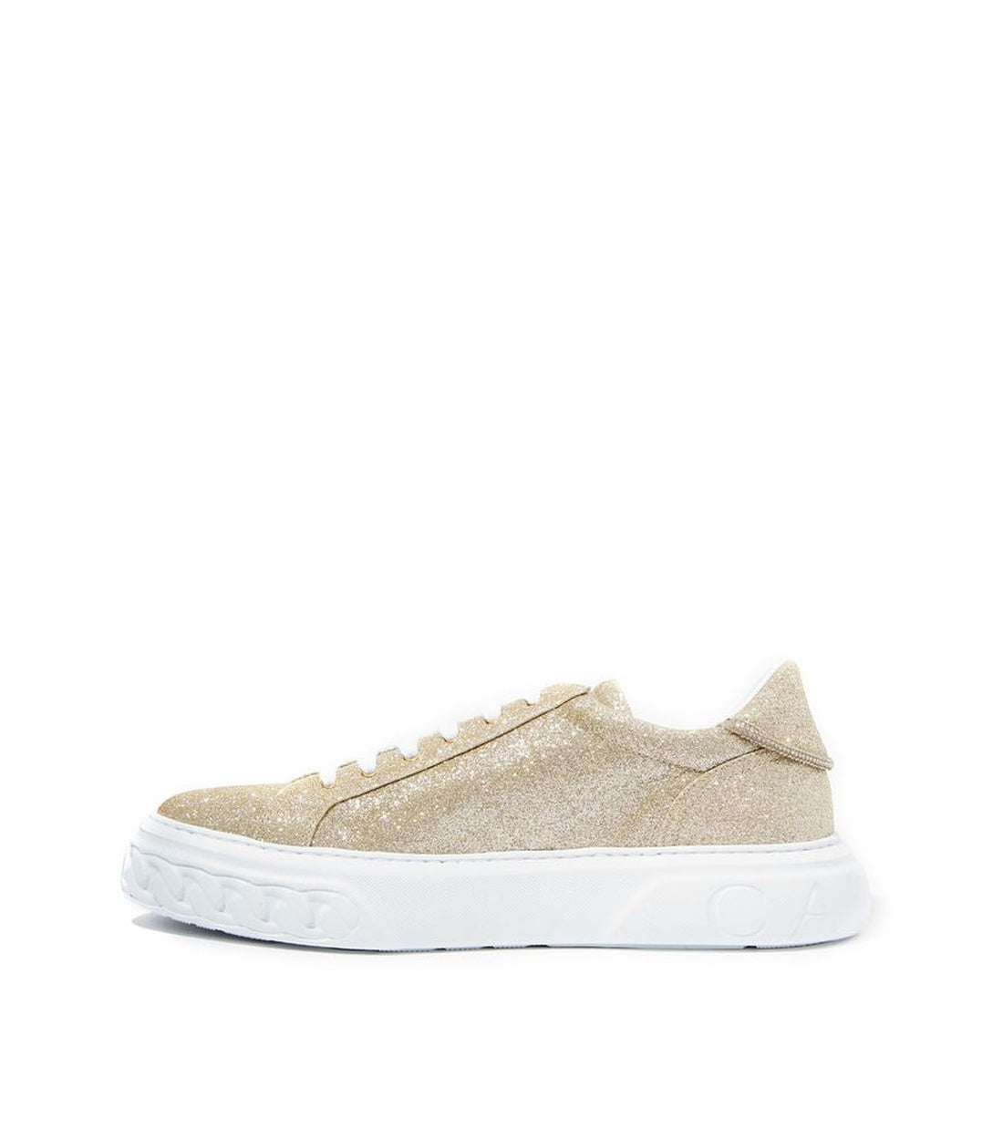 Casadei Elegant Goud Off Road Leren Sneakers