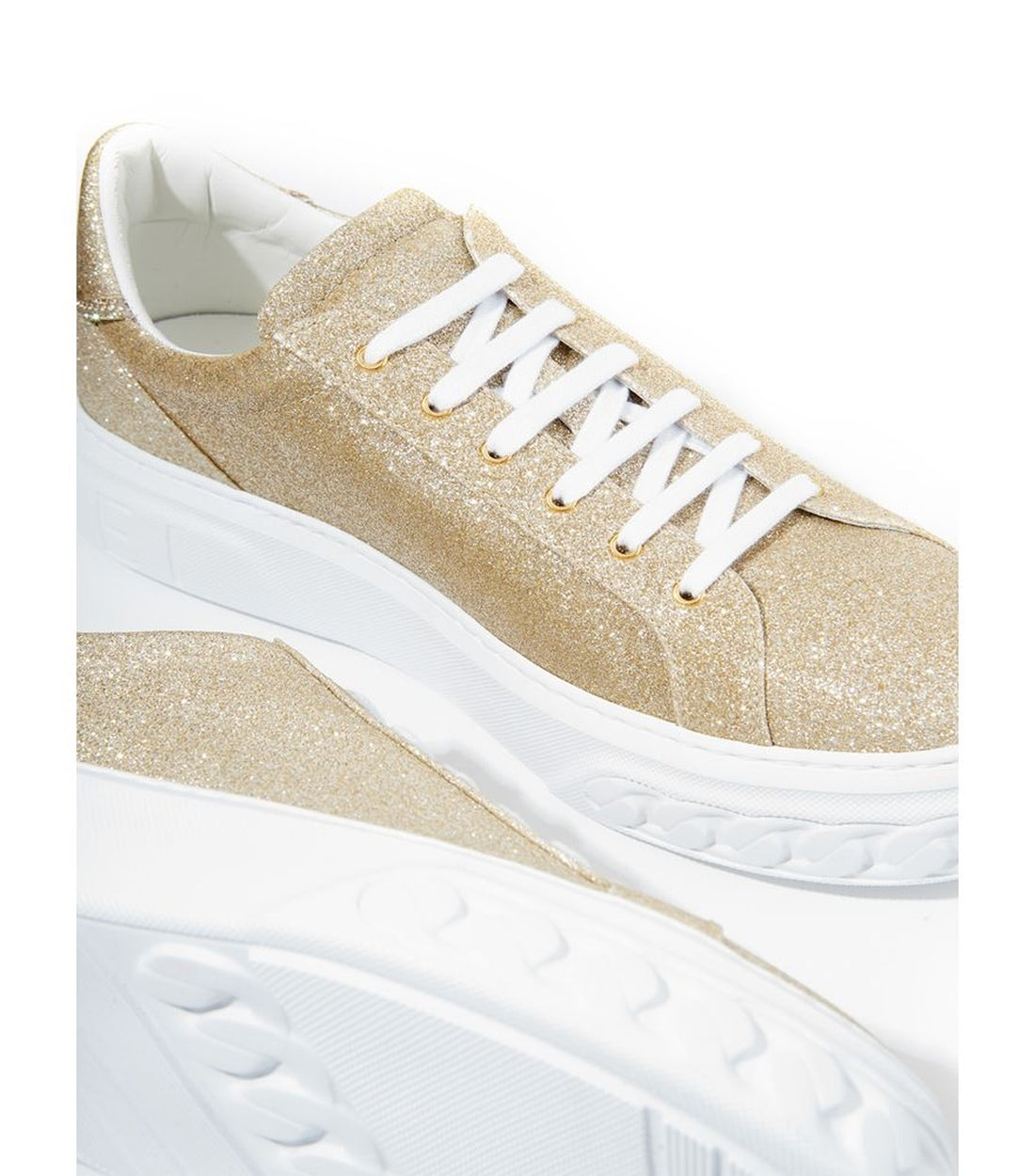 Casadei Elegant Goud Off Road Leren Sneakers