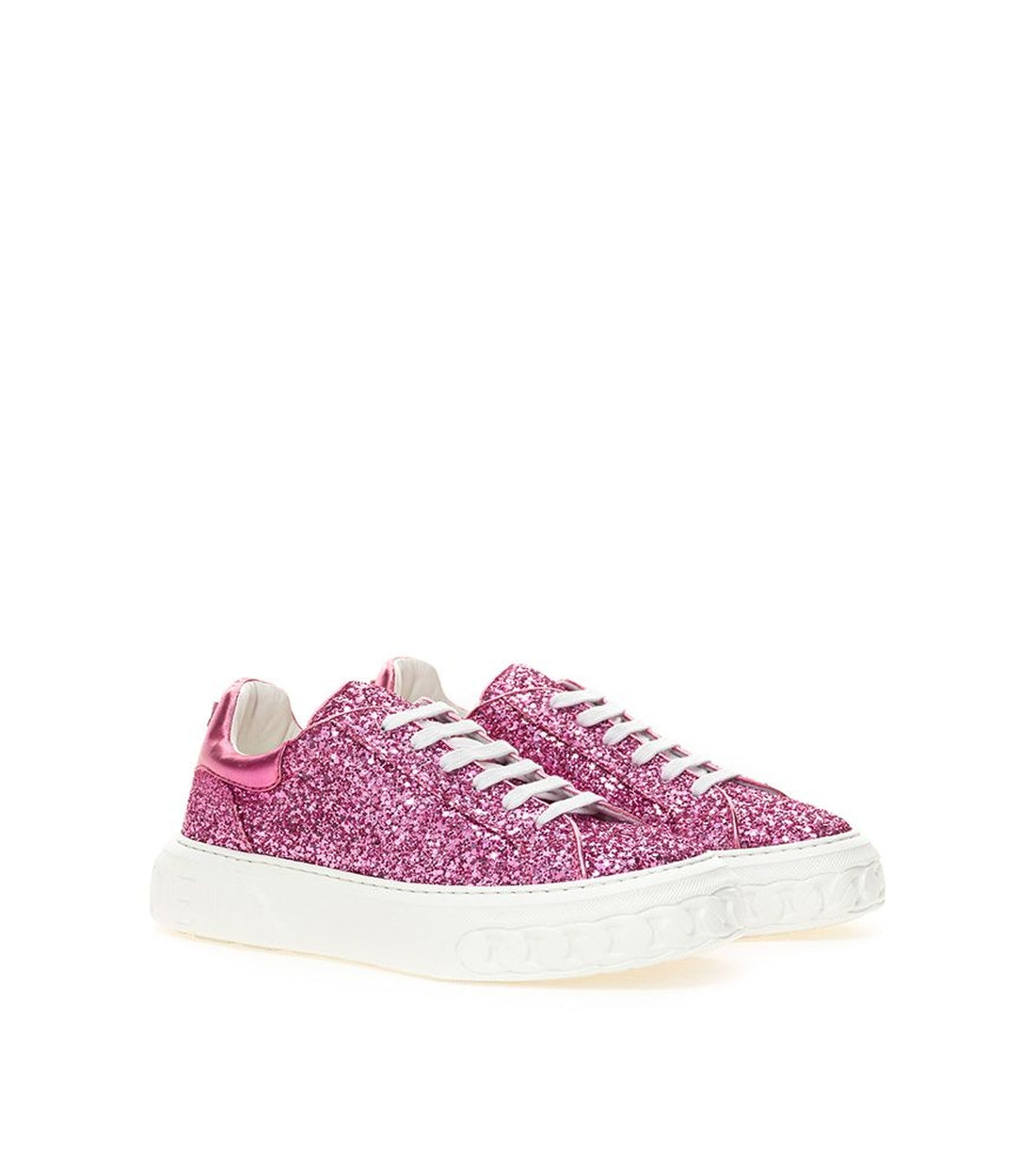 Casadei Roze Off Road Disk Sneakers