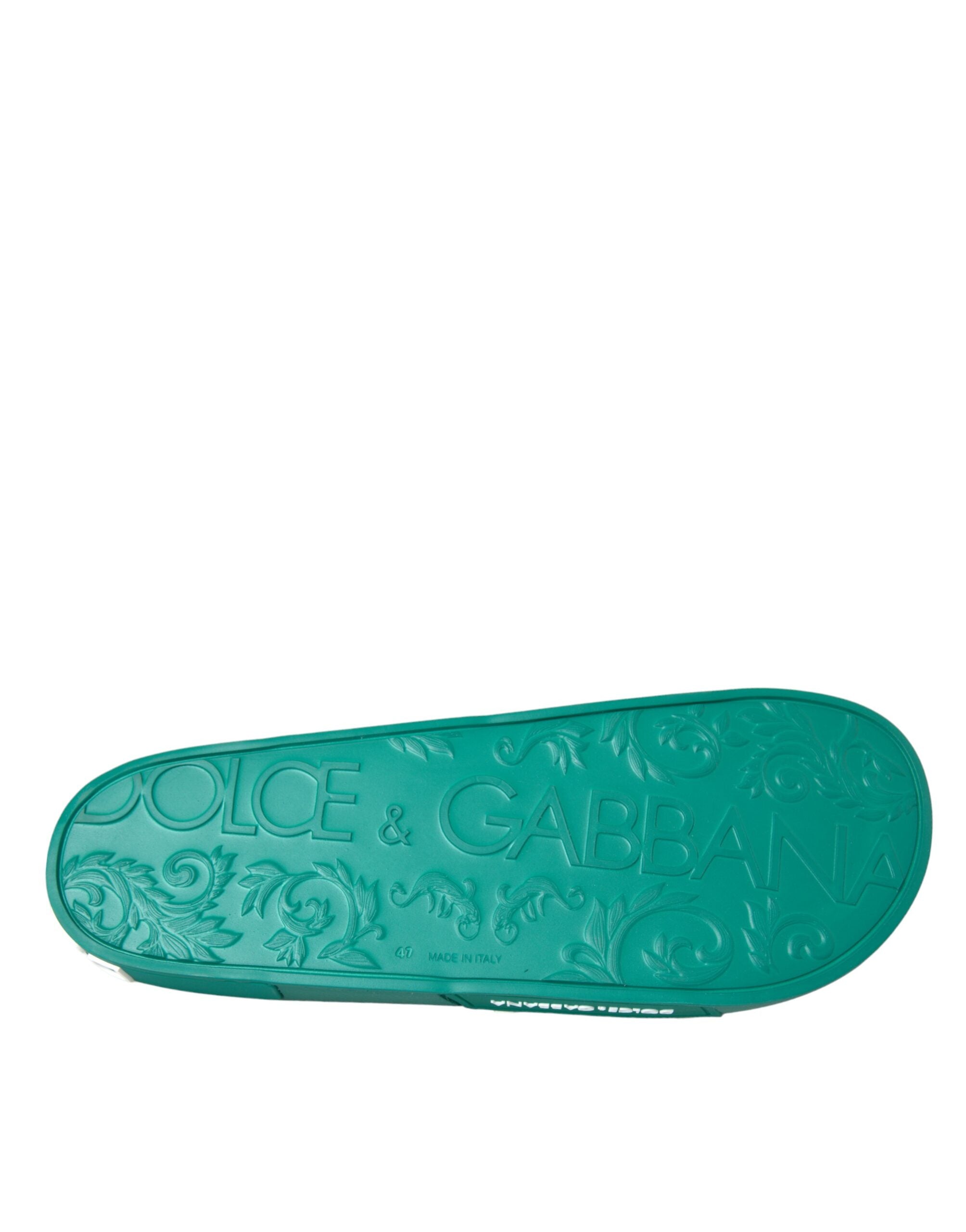 Dolce & Gabbana Groen Slippers