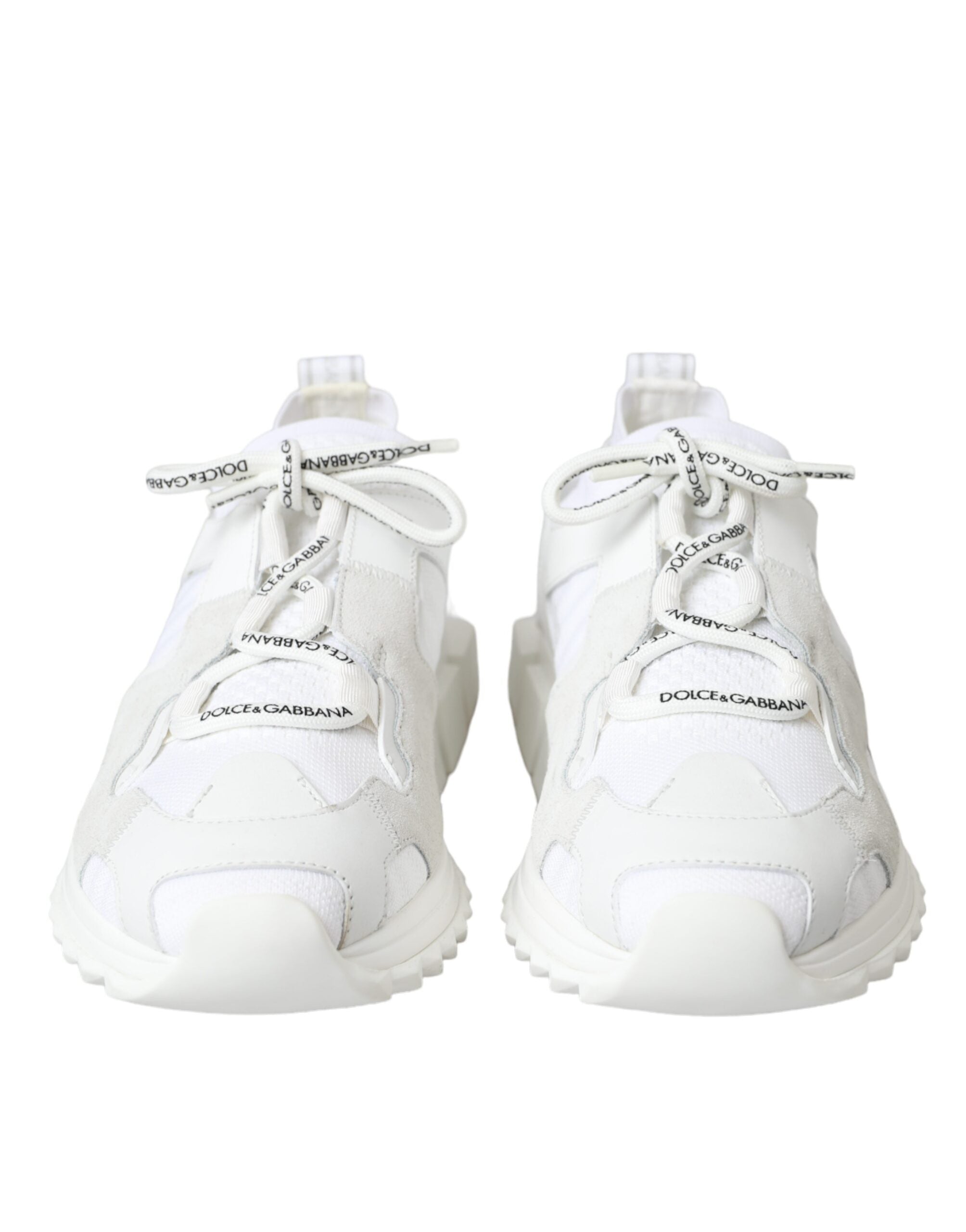 Dolce & Gabbana White Mesh Sorrento Trekking -Sneaker Männer Schuhe