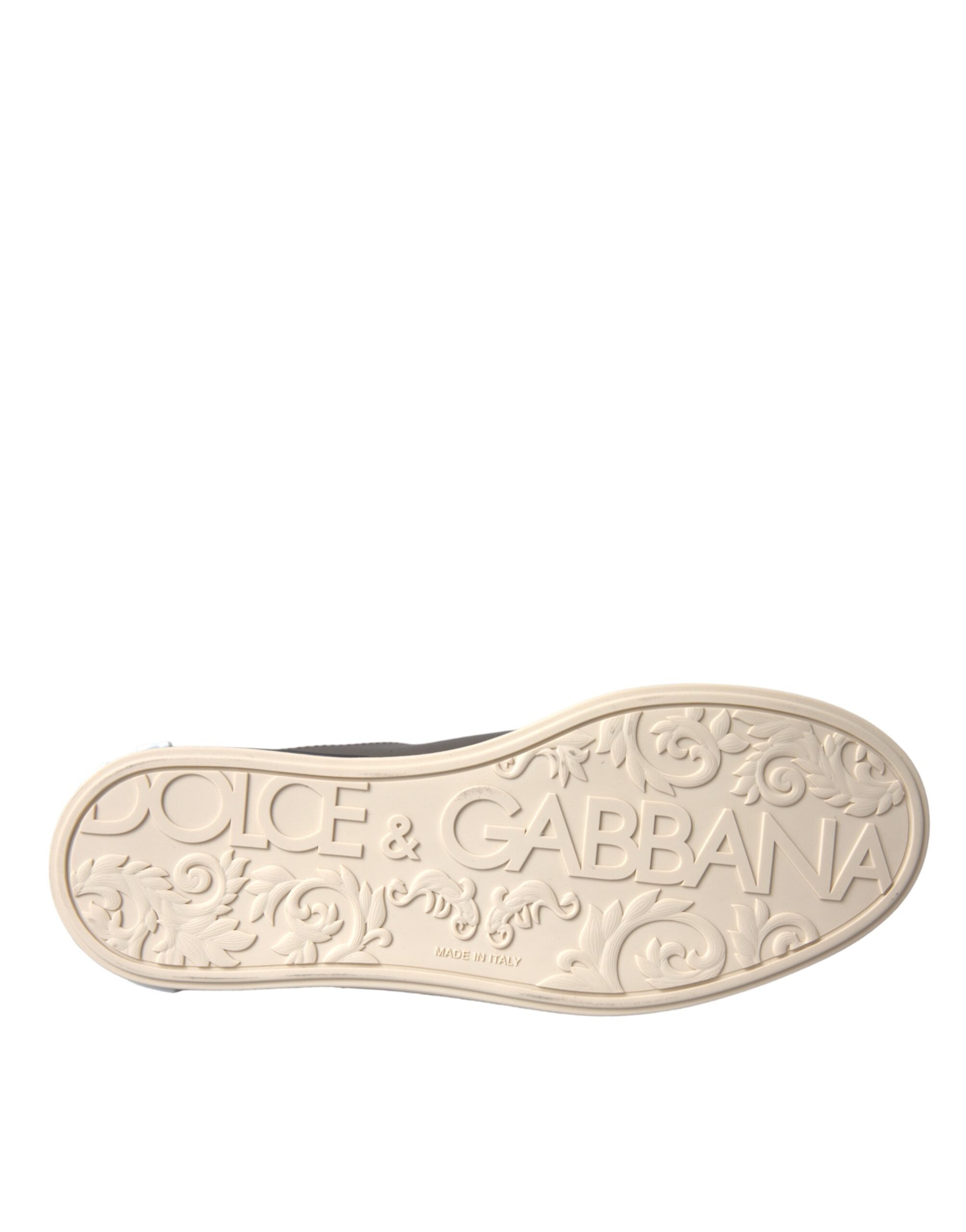 Dolce & Gabbana Goud Kalfsleren Sneakers