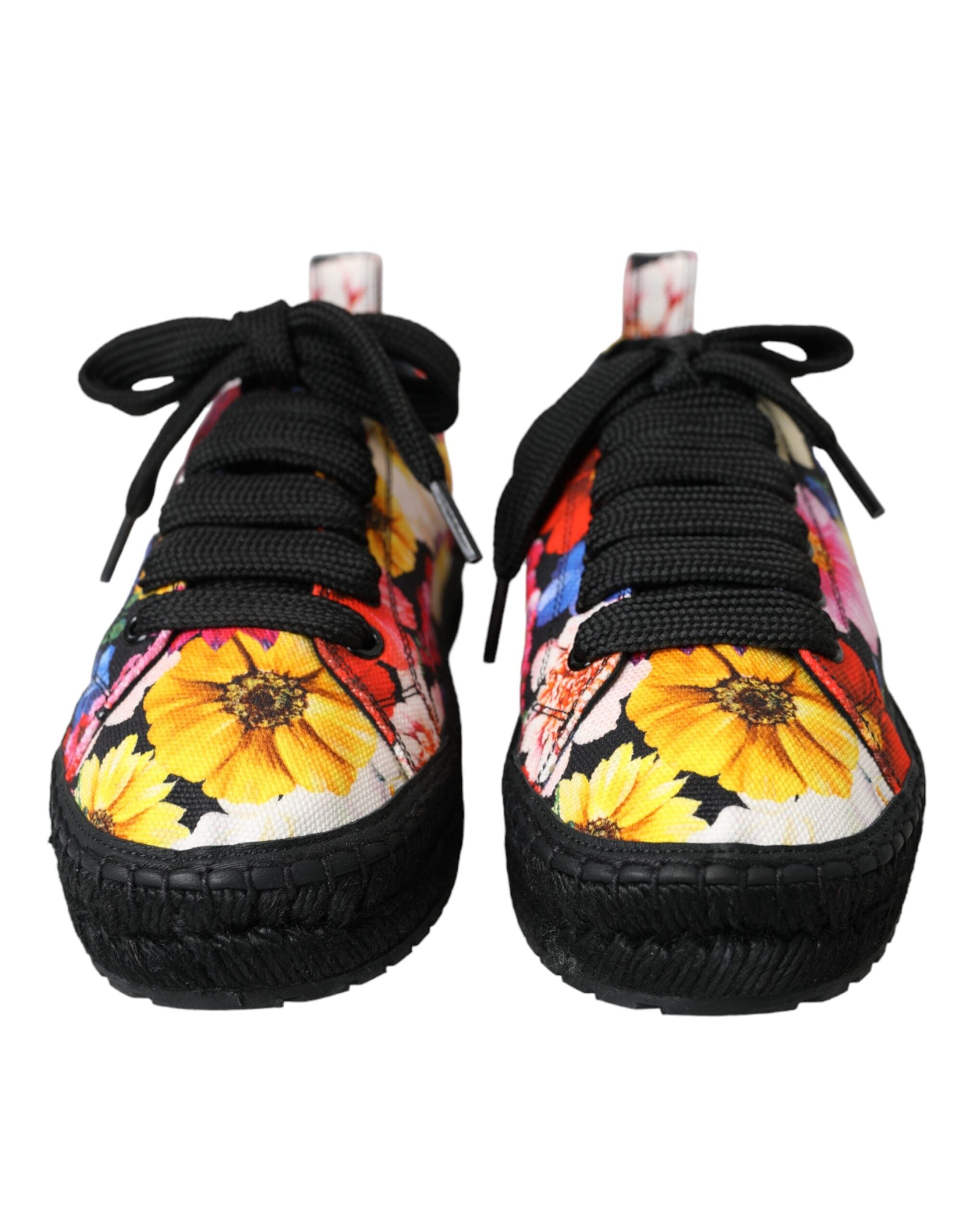 Dolce & Gabbana Meerkleurig Bloemenprint Dames Sneakers