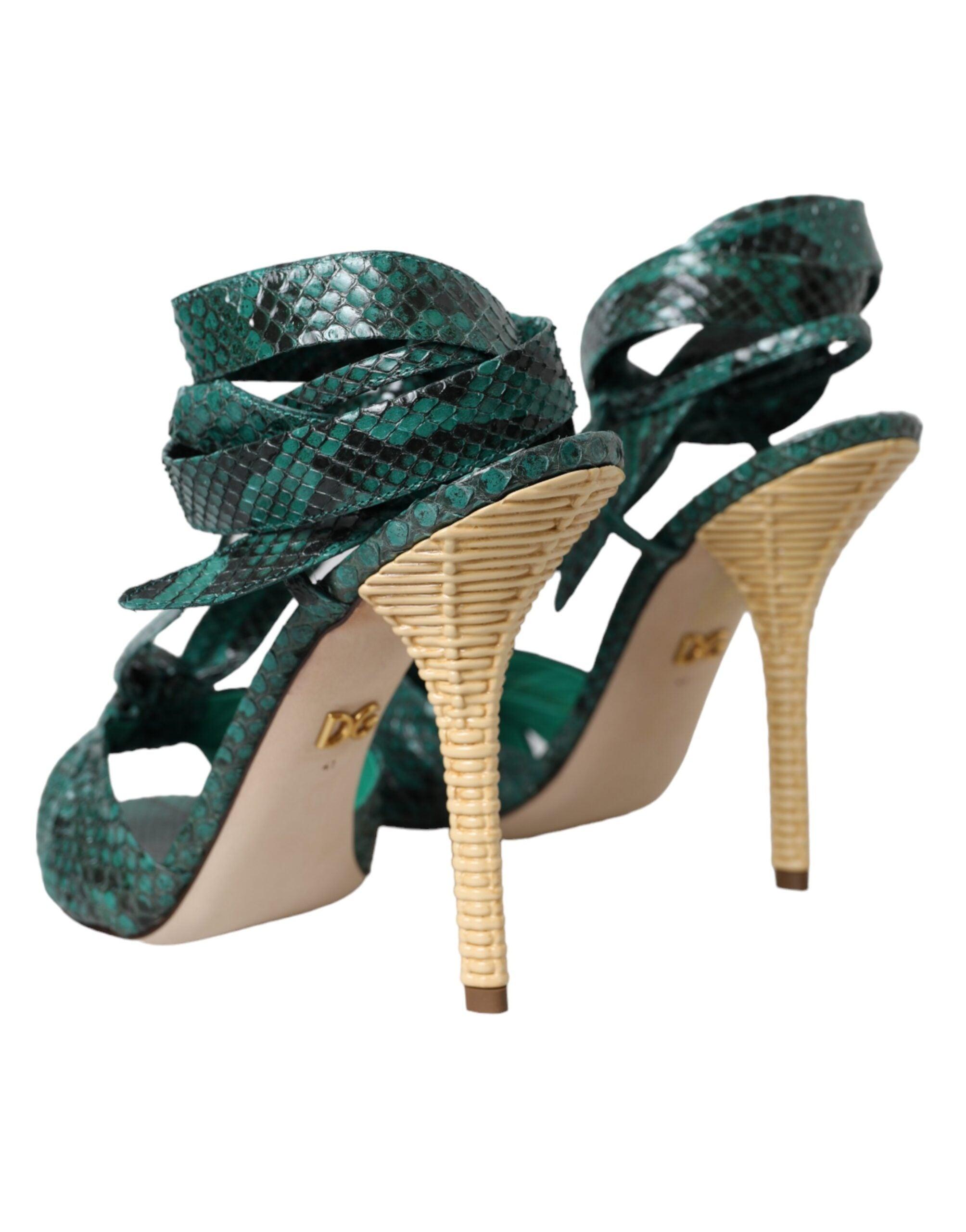 Dolce & Gabbana Groen Sandaal Hakken